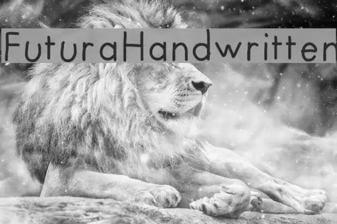 FuturaHandwritten Font examples
