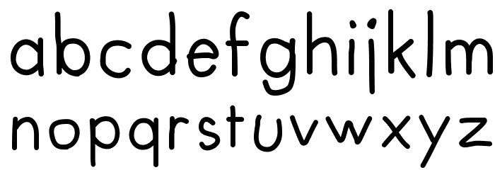 FuturaHandwritten Font LOWERCASE