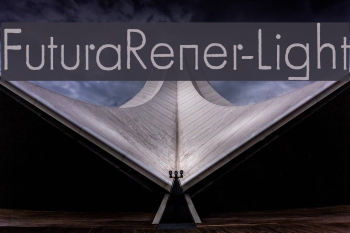 FuturaRener-Light Font examples
