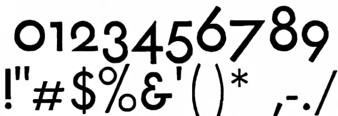 FuturaRener Regular Font OTHER CHARS