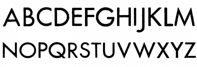 FuturaRener Regular Шрифта ВЕРХНИЙ