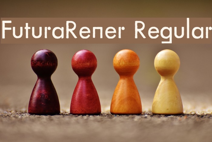 FuturaRener Regular Example 1