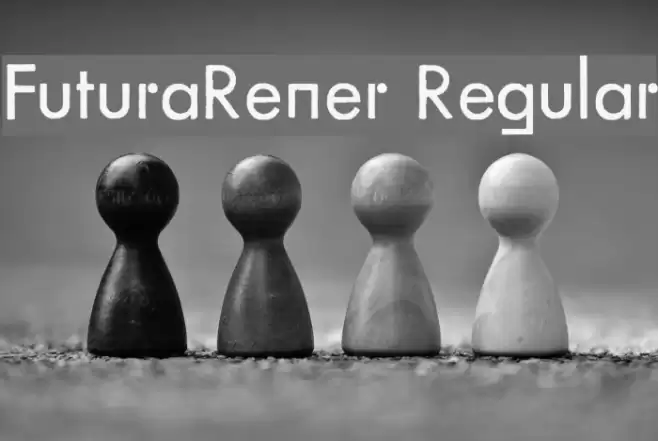 FuturaRener Regular Font examples