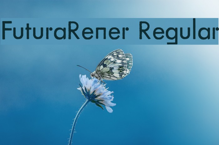 FuturaRener Regular Example 2