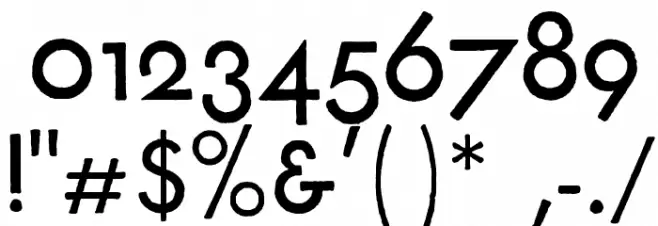 FuturaRener Font OTHER CHARS