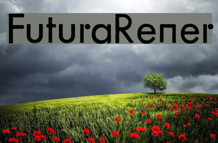 FuturaRener Font examples