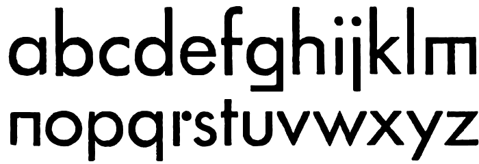 FuturaRener Font LOWERCASE