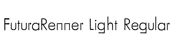 FuturaRenner Light Regular  नि: शुल्क फ़ॉन्ट्स डाउनलोड