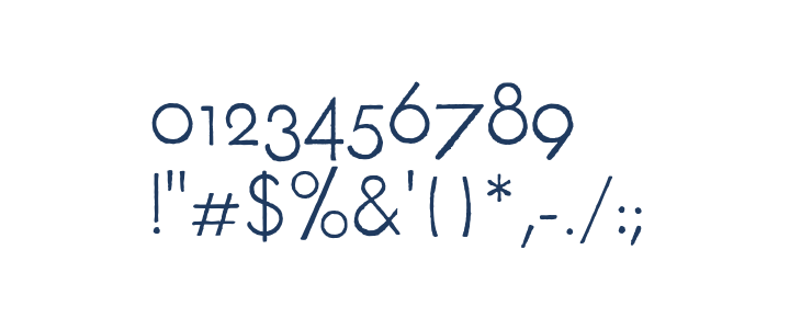 FuturaRenner Light Other Characters