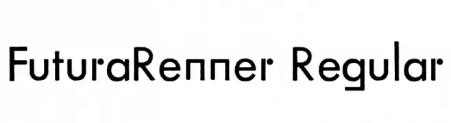 FuturaRenner Regular  Frei Schriftart Herunterladen