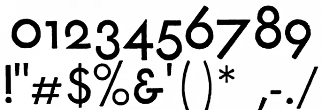 FuturaRenner Regular Font OTHER CHARS