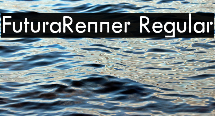 FuturaRenner Regular Example 1
