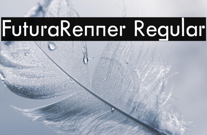 FuturaRenner Regular Example 3