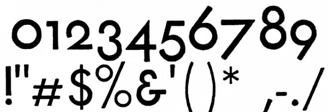 FuturaRenner Font OTHER CHARS