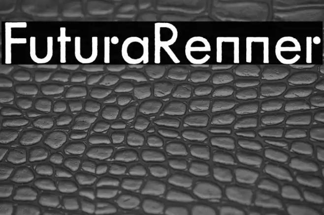 FuturaRenner Font examples