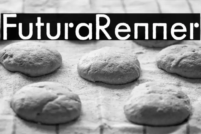 FuturaRenner Font examples