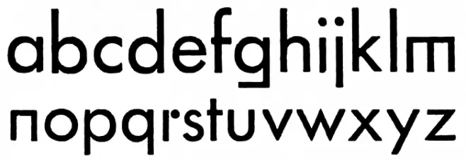 FuturaRenner Font LOWERCASE