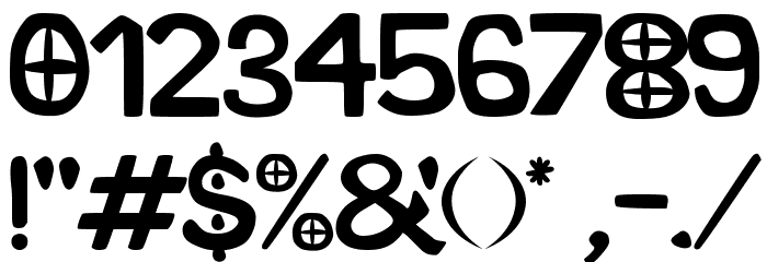 Futurafrica Font OTHER CHARS