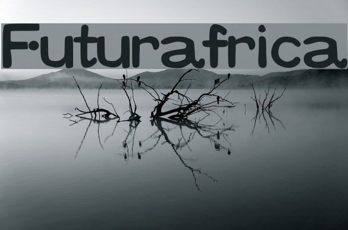 Futurafrica Font examples