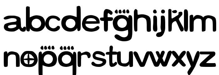 Futurafrica Font LOWERCASE