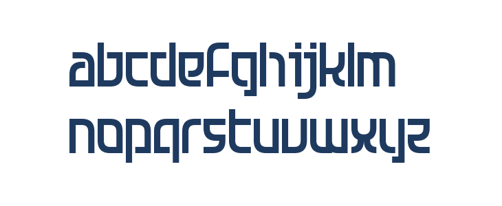 Futuralistic Lowercase