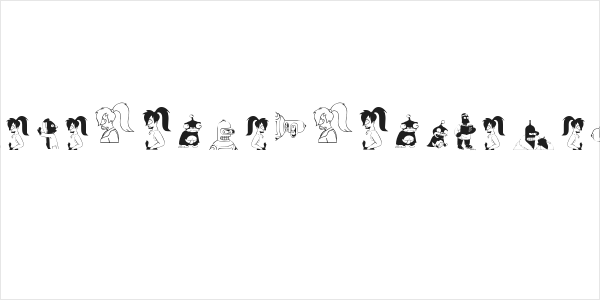 Futurama-Alien-Alphabet-Two Logo