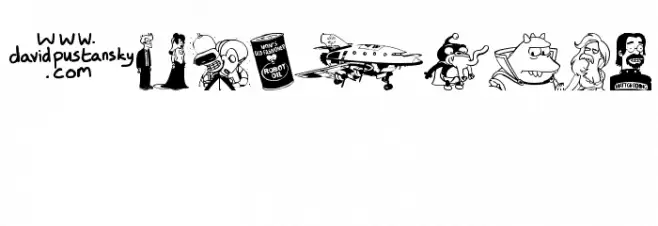 Futurama All Hail The Hypnotoad Font OTHER CHARS