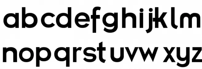 Futurama Bold Font Font Litere mici