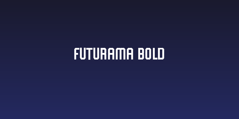 Futurama Bold Social Header