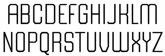 Futurama Light Font UPPERCASE