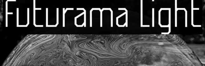 Futurama Light Font examples