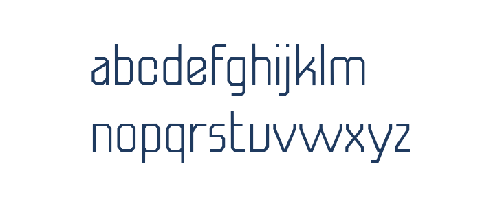 Futurama Light Lowercase