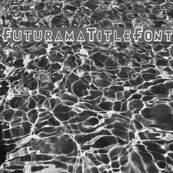 Futurama-Title-Font Шрифта examples