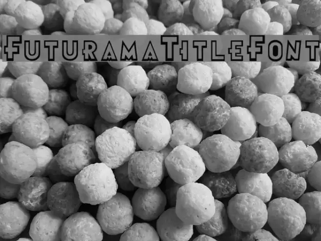 Futurama-Title-Font Шрифта examples