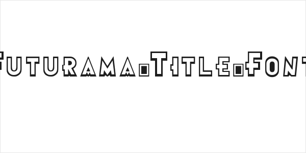 Futurama-Title-Font Logo