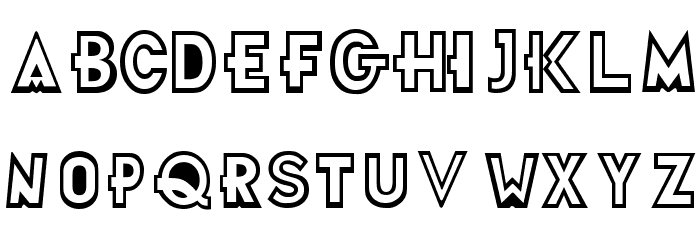 Futurama-Title-Font Шрифта строчной