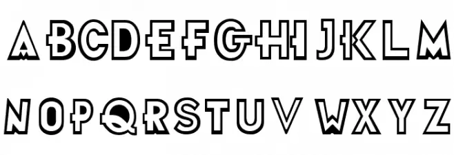 Futurama-Title-Font 字体 小写