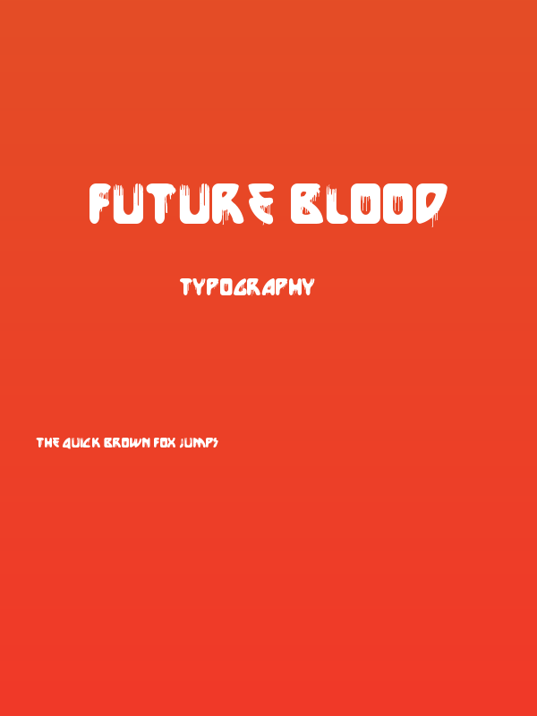 Future Blood Poster