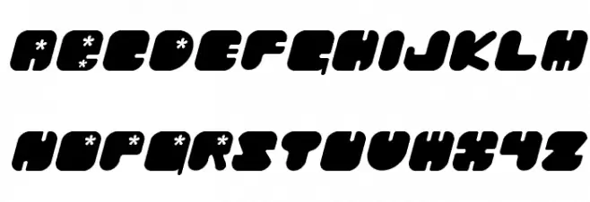 Future Chibaraki Font Litere mari