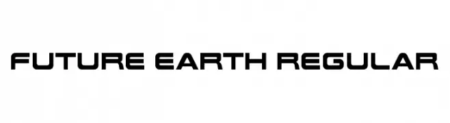 Future Earth Regular  les polices de caractères gratuit tlcharger