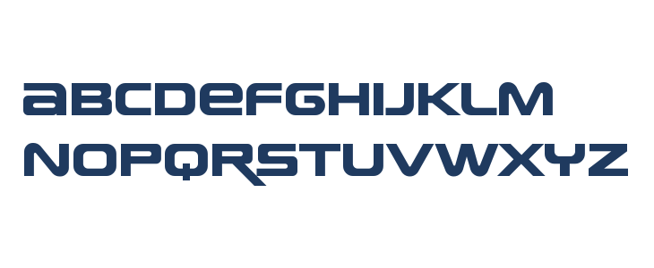 Future Earth Regular Lowercase