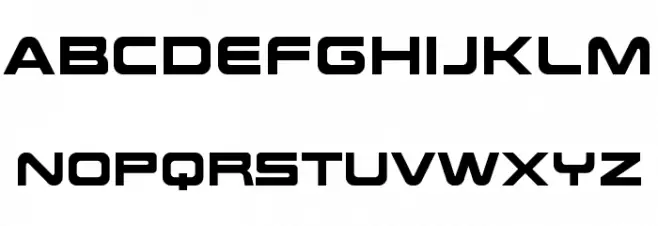 Future Earth Regular Schriftart Groß