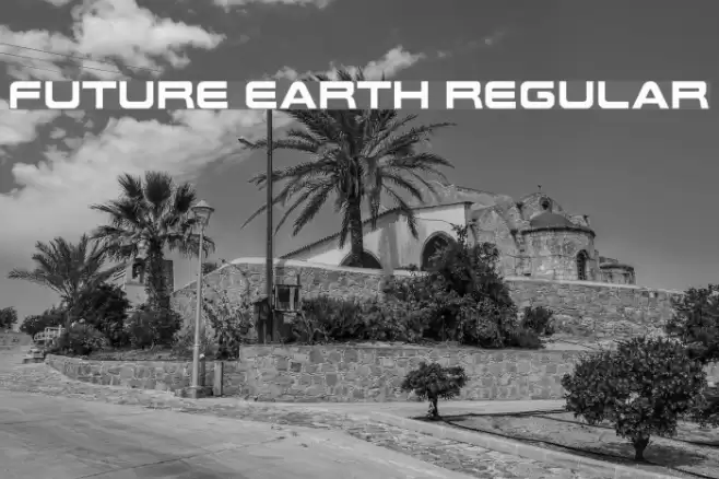 Future Earth Regular Font examples