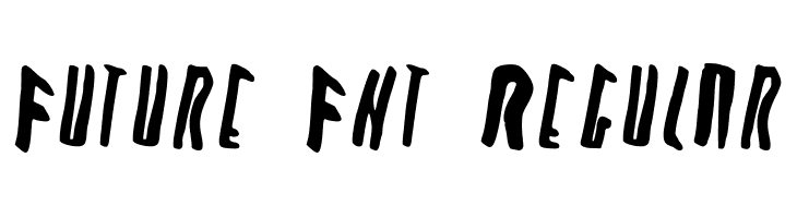 Future Fnt Regular Schriftart
