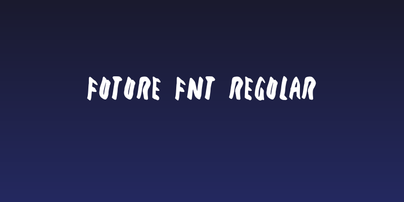 Future Fnt Regular Social Header
