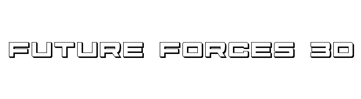 Future Forces 3D  Free Fonts Download