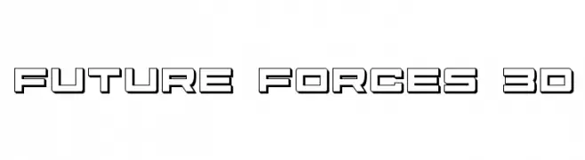 Future Forces 3D  नि: शुल्क फ़ॉन्ट्स डाउनलोड