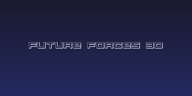 Future Forces 3D Social Header