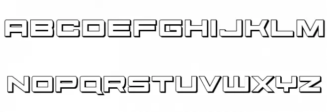 Future Forces 3D Caratteri MINUSCOLO