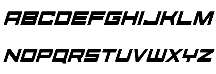 Future Forces Condensed Italic Font LOWERCASE